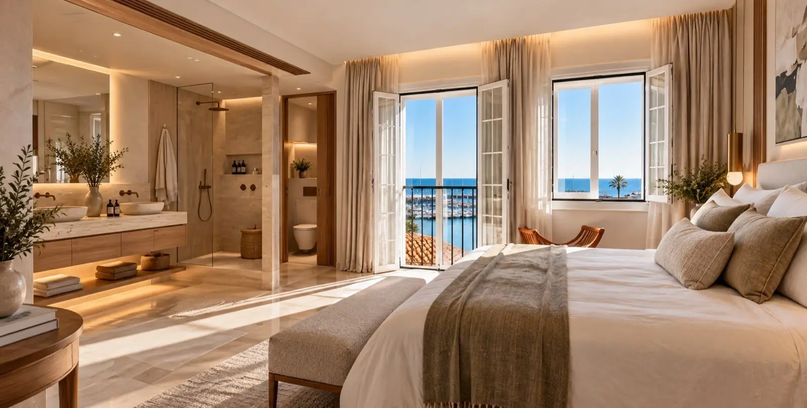 Venta de apartamento en planta media en Puerto Banús 10