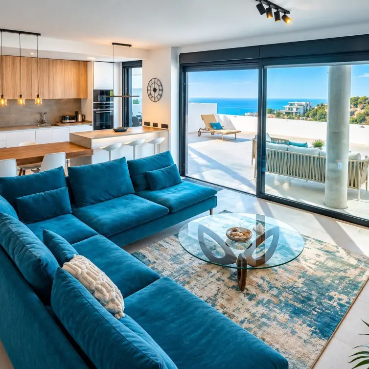 Venta de apartamento en planta media en Marbella