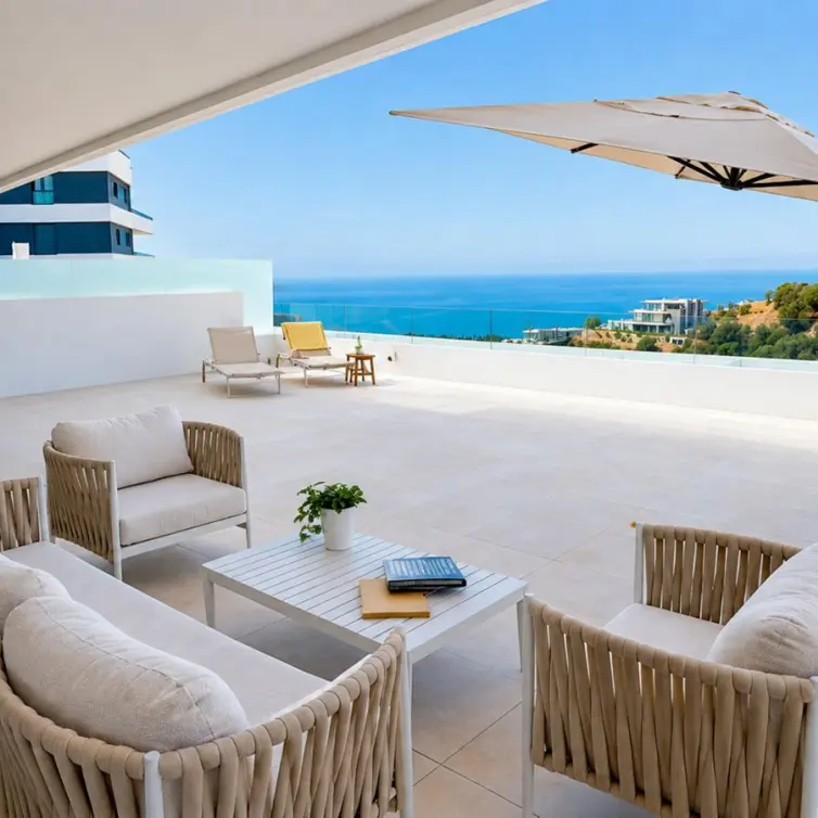 Venta de apartamento en planta media en Marbella
