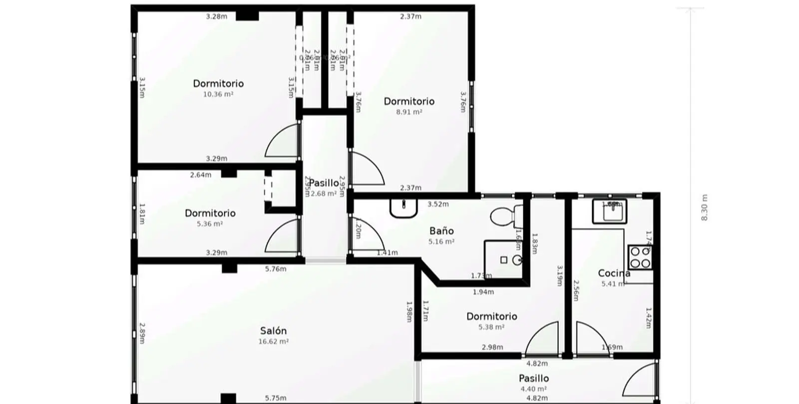 Venta de apartamento en planta media en Marbella 10