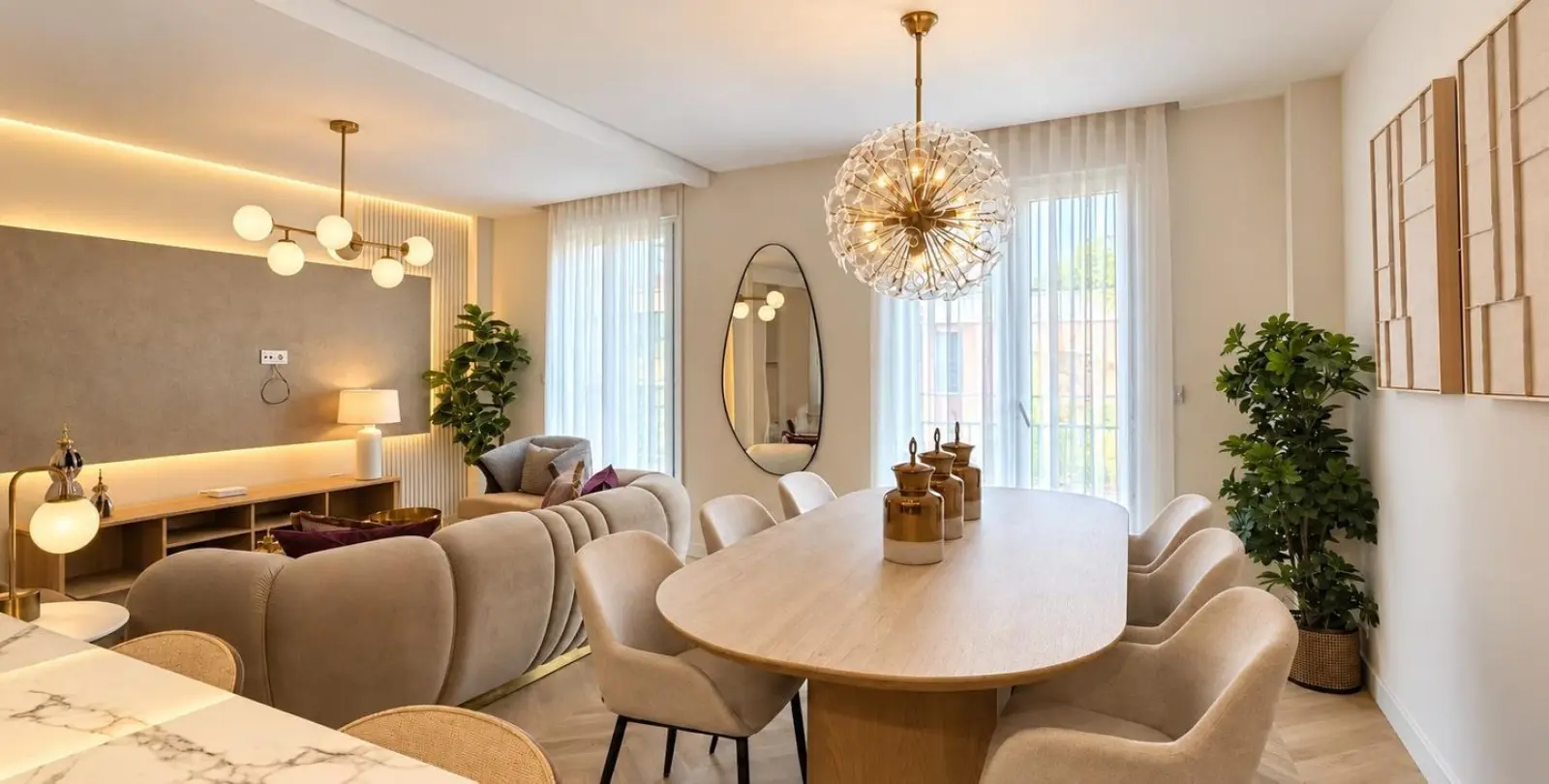 Venta de apartamento en planta media en La Trinidad 2