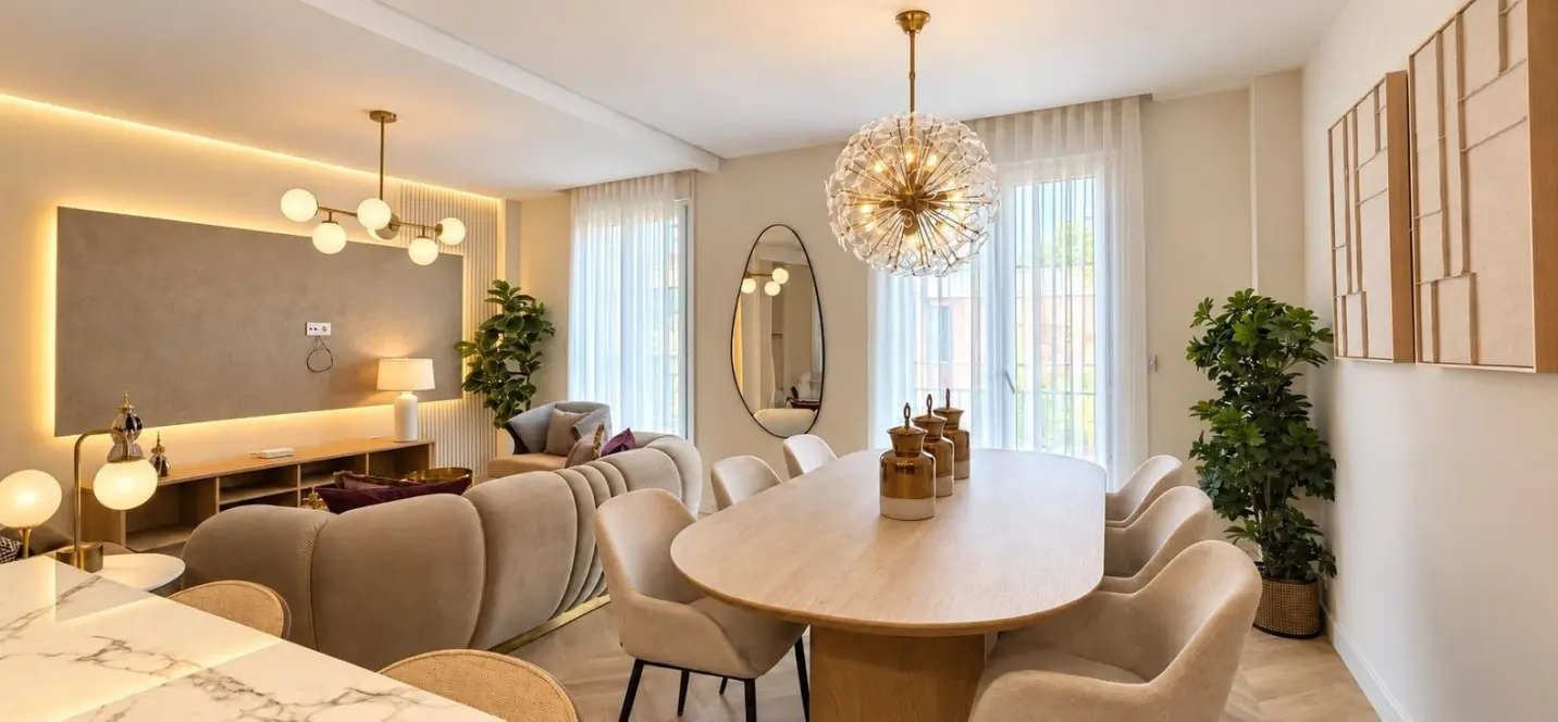Venta de apartamento en planta media en La Trinidad 1