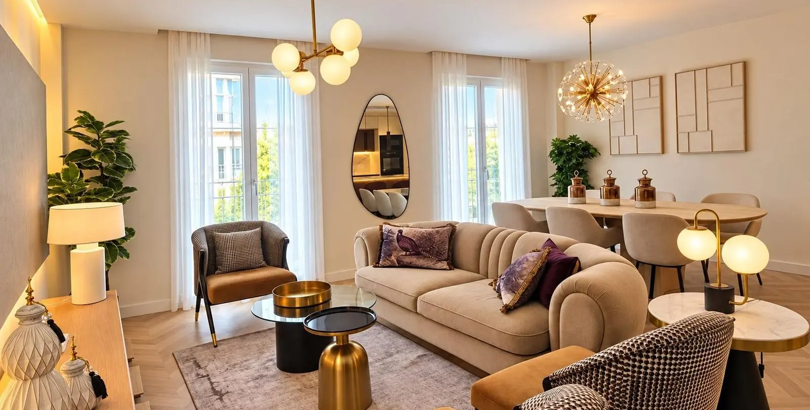 Venta de apartamento en planta media en La Trinidad 3