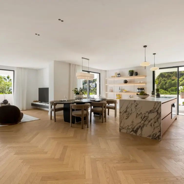Venta de apartamento en planta media en Benahavís