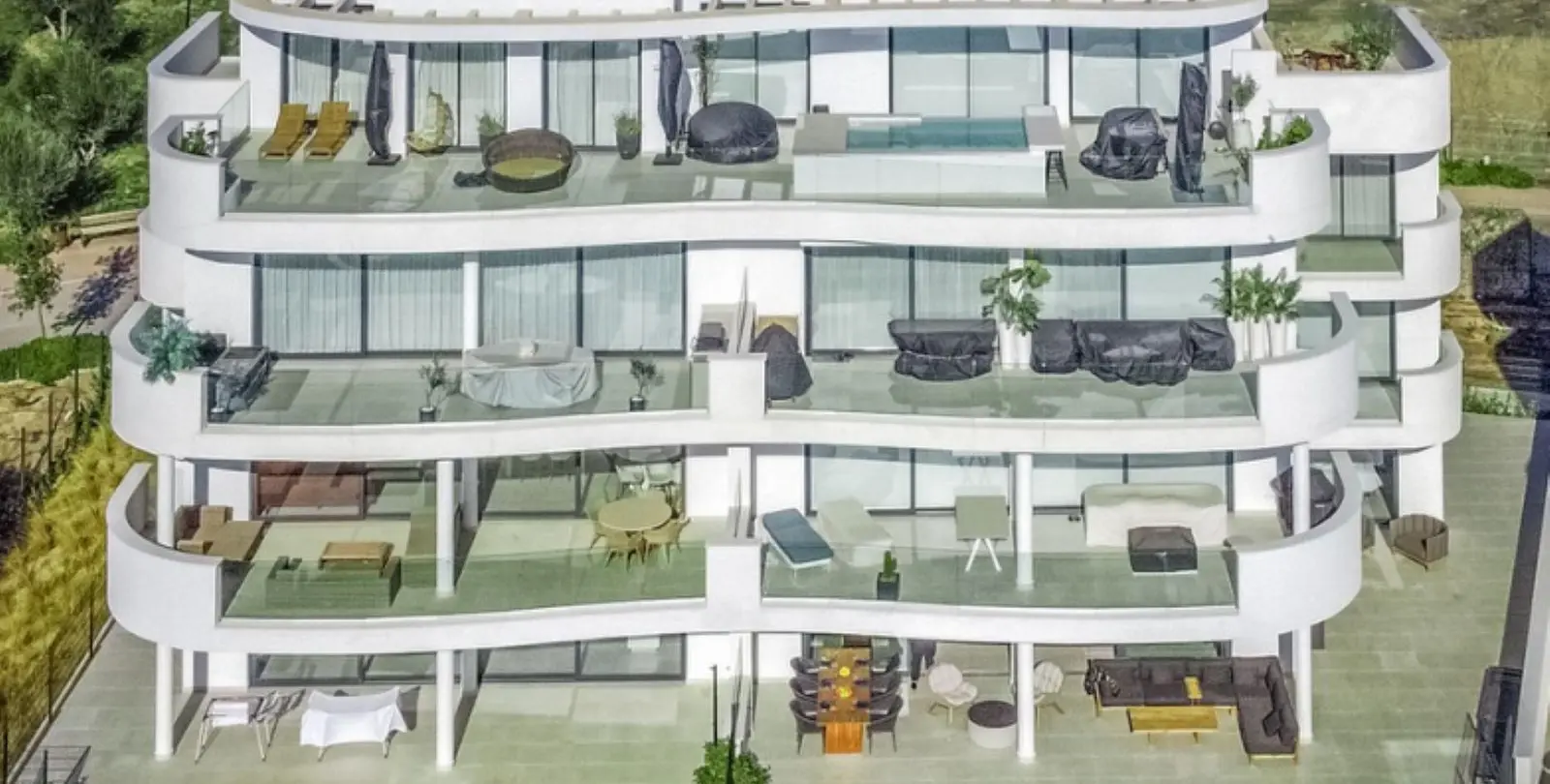 Venta de apartamento en planta media en Higueron 1