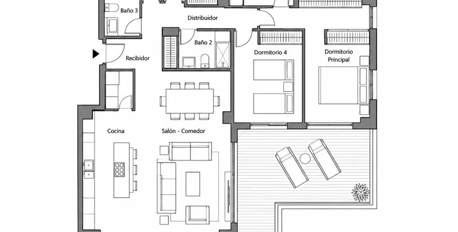 Venta de apartamento en planta media en Estepona 33